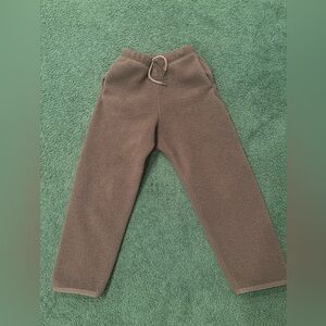 Essentials Kids Brown Fleece Joggers
